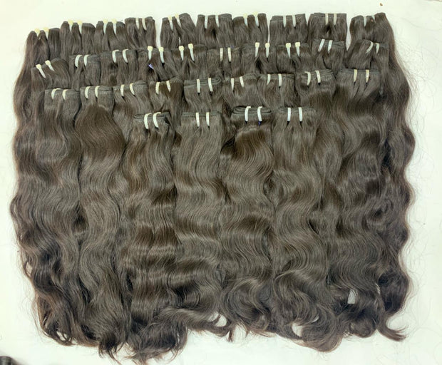 North Indian Raw Hair - Double Drawn Natural Wave