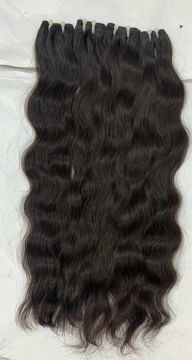 North Indian Raw Hair - Double Drawn Natural Wave