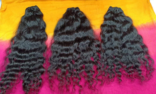 Loose Curly/Tight Curly/Kinky Curly South Indian Raw Hair