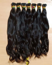 Natural Straight I-Tips Microlinks - South Indian Raw Hair