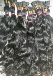 Natural Wavy I-Tips Microlinks - South Indian Raw Hair