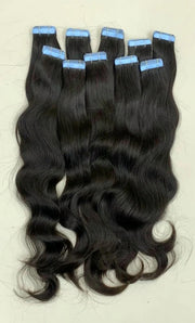 North Indian Hair Natural Wave Tape Hair Extensions ***NEW CLEARANCE 40% OFF***