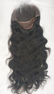 South Indian Natural Wavy Raw Hair HD 5x5 Closure Wig