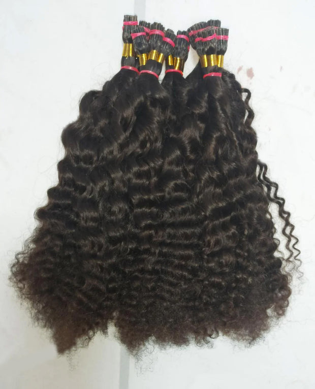 Tight Curly Itips Microlinks - South Indian Raw Hair